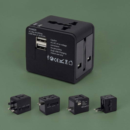 L'Adaptateur Universel de Voyage | Compatible 150+ Pays