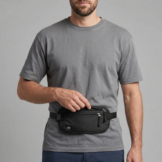 La Banane de Voyage Anti-RFID | Pochette Imperméable