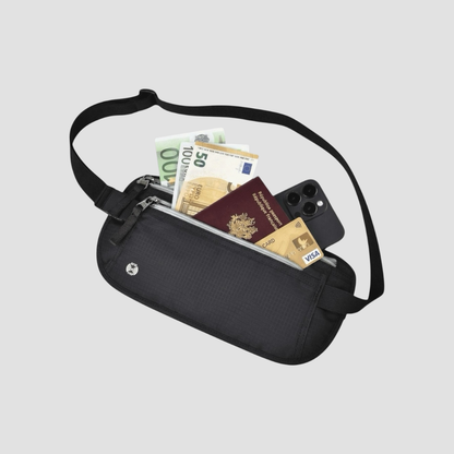 La Banane de Voyage Anti-RFID | Pochette Imperméable