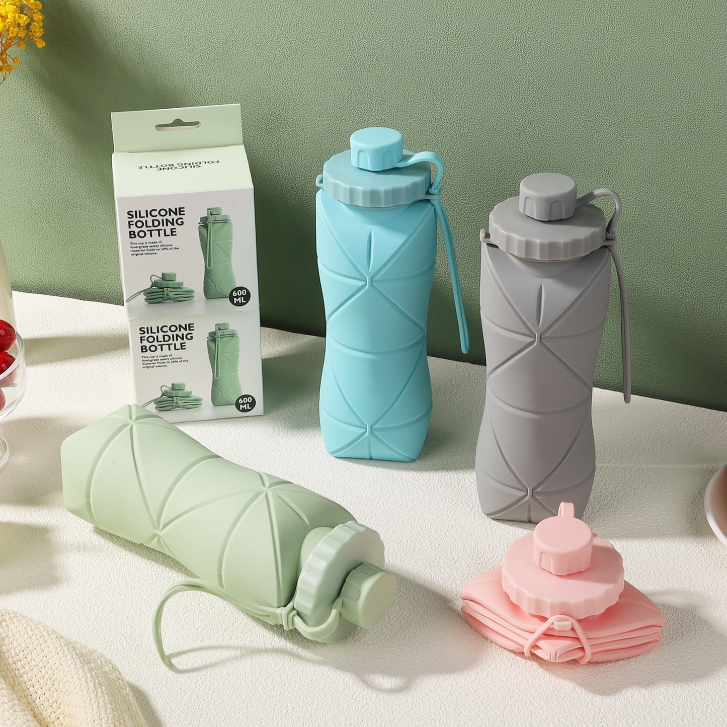 La Gourde Rétractable (600ml) | Compatible Chaud & Froid