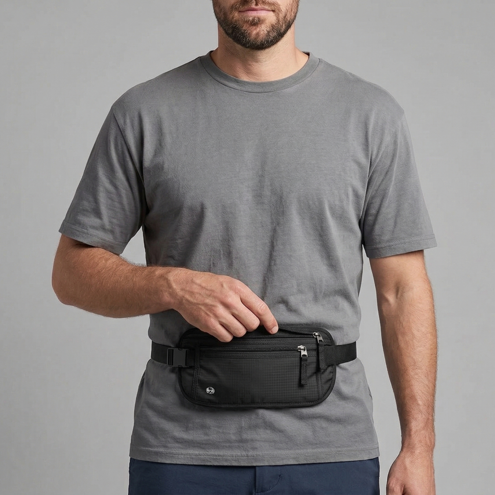 La Banane de Voyage Anti-RFID | Pochette Imperméable
