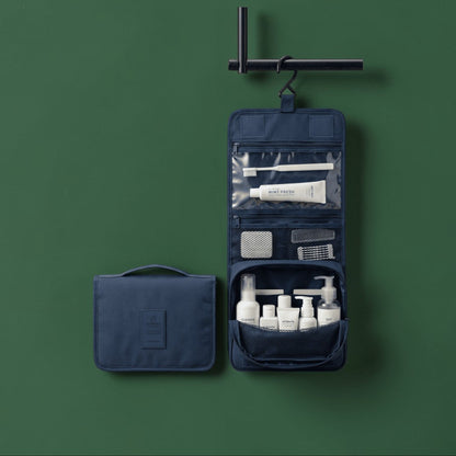 La Trousse de Toilette Suspendue | Imperméable & Multi-Compartiments
